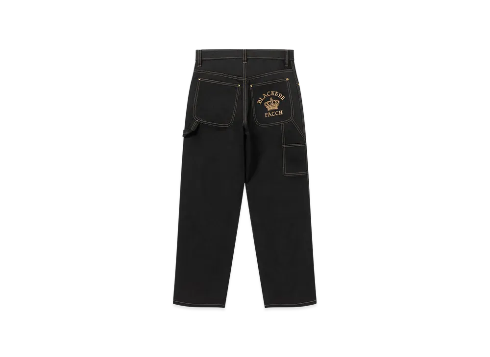 BlackEyePatch Crown Logo Painter Pants "Black"