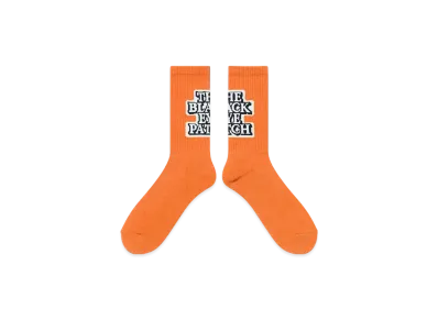 BlackEyePatch OG Label Socks "Orange"