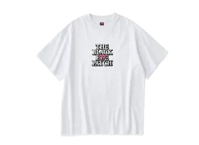 BlackEyePatch WOMEN x MOUSSY Bep OG Rhinestone Tee "White"