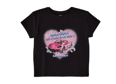 BlackEyePatch WOMEN x MOUSSY Bep Graphic Baby Tee "Black"