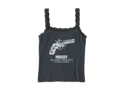 BlackEyePatch WOMEN x MOUSSY Bep Gun Graphic Camisole "Light Black"