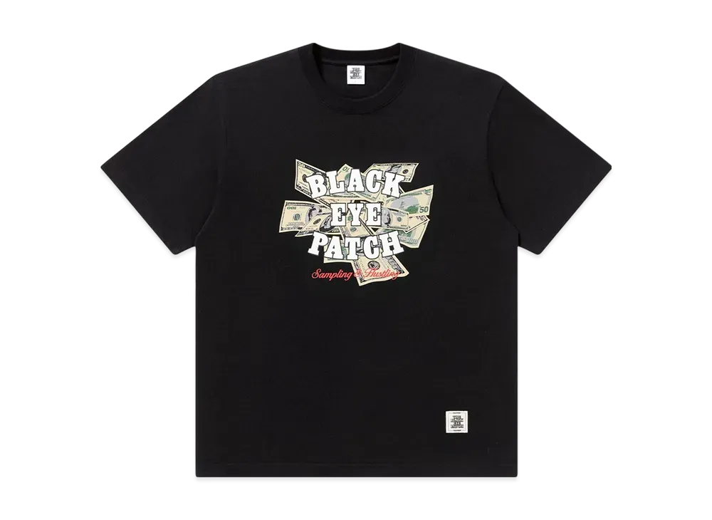BlackEyePatch Sampling & Hustling Tee "Black"