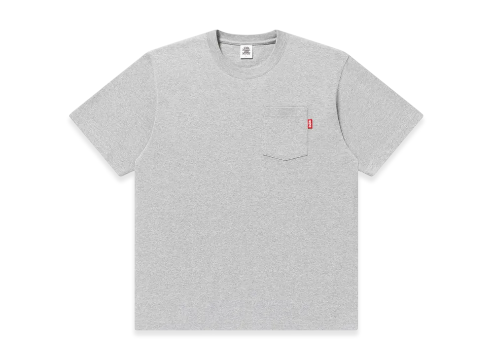 BlackEyePatch Heavy Weight HWC Pocket Tee "Heather Gray"