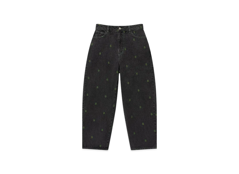 【BlackEyePatch】DOLLAR SIGN PATTERNED EXTRA BAGGY JEANS BlackEyePatch Dollar Sign Patterned Extra Baggy Jeans 