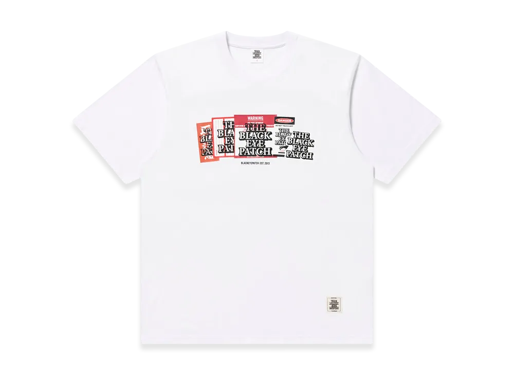 BlackEyePatch Label Pack Tee "White"