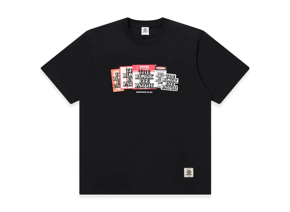 BlackEyePatch Label Pack Tee "Black"
