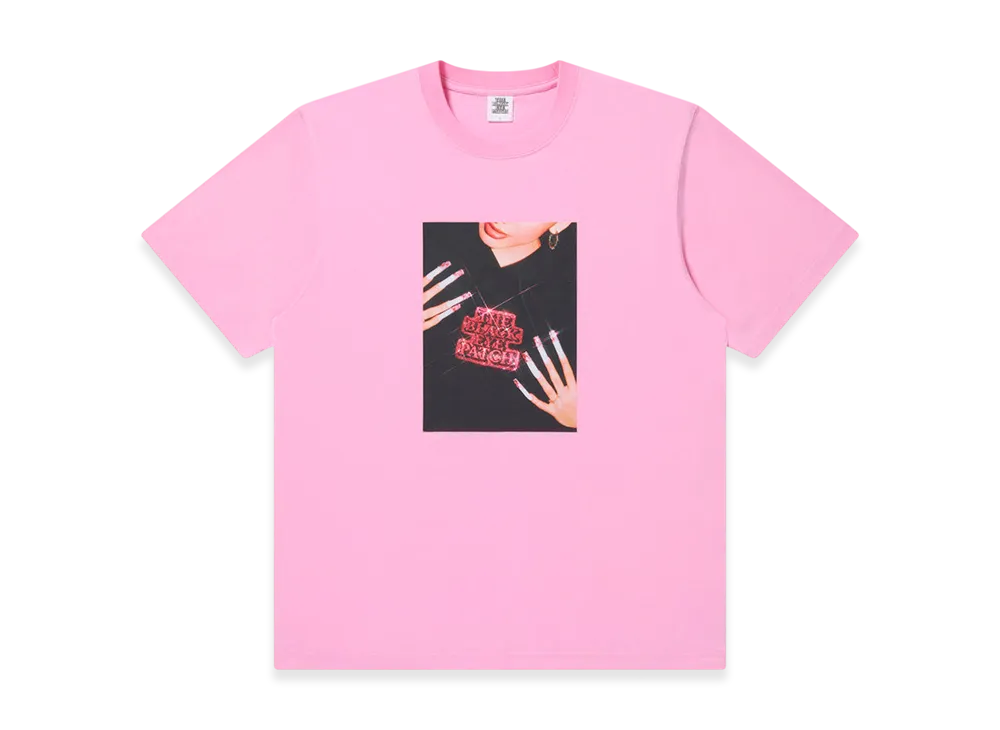 THE BLACK EYE PATCH ピンク クロップドTシャツ　ピチT 最終価格 ブラックアイパッチ blackeyepatch 取扱注意T-shirt