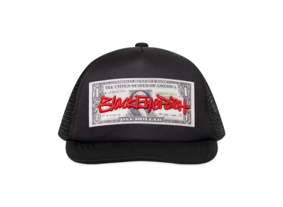 BlackEyePatch Fasthand Script Dollar Bill Mesh Cap "Black"