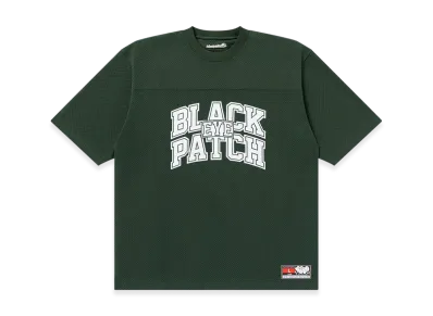 BlackEyePatch Block College Crewneck Hockey Shirt "Green"