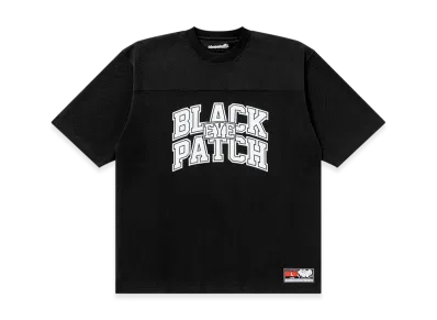 BlackEyePatch Block College Crewneck Hockey Shirt "Black"