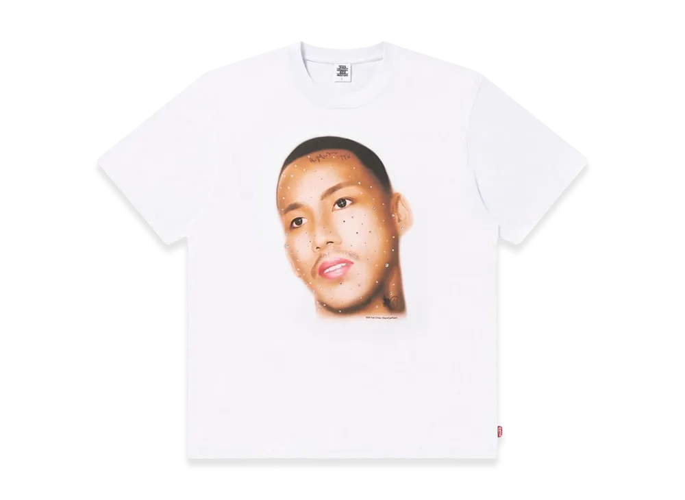 BlackEyePatch x Yuki Chiba Star Rhinestone Tee "White"