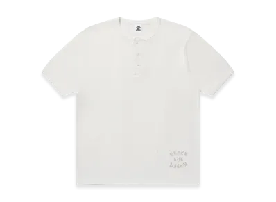 BlackEyePatch OE College Henley Tee "Off White"