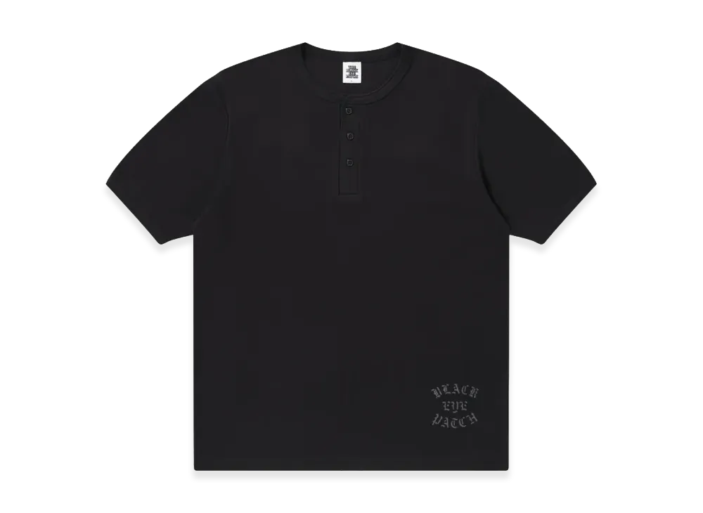 BlackEyePatch OE College Henley Tee "Black"