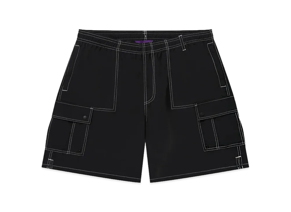 BlackEyePatch 3 Letter OE Cargo Swim Shorts "Black"