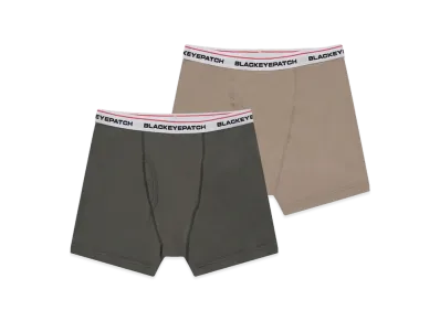 BlackEyePatch Basic Boxers "Olive/Beige"