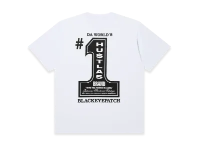 BlackEyePatch Number One Hustlas Tee "White"