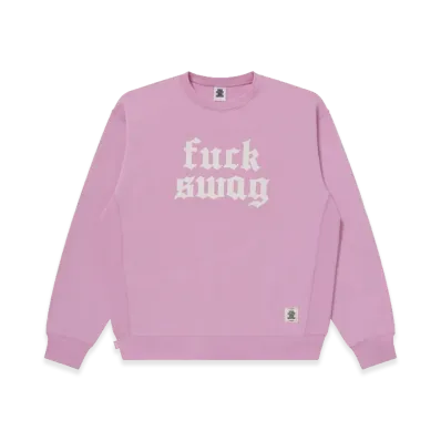 BlackEyePatch Fuck Swag Crew Sweat "Pink"