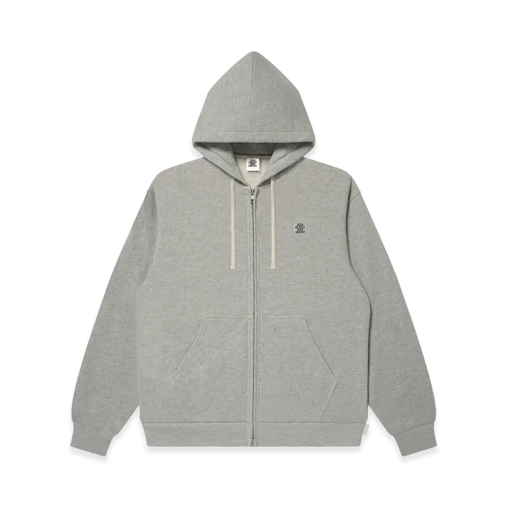 BlackEyePatch Small OG Label Kobe Terry Zip Hoodie "Heather Gray"