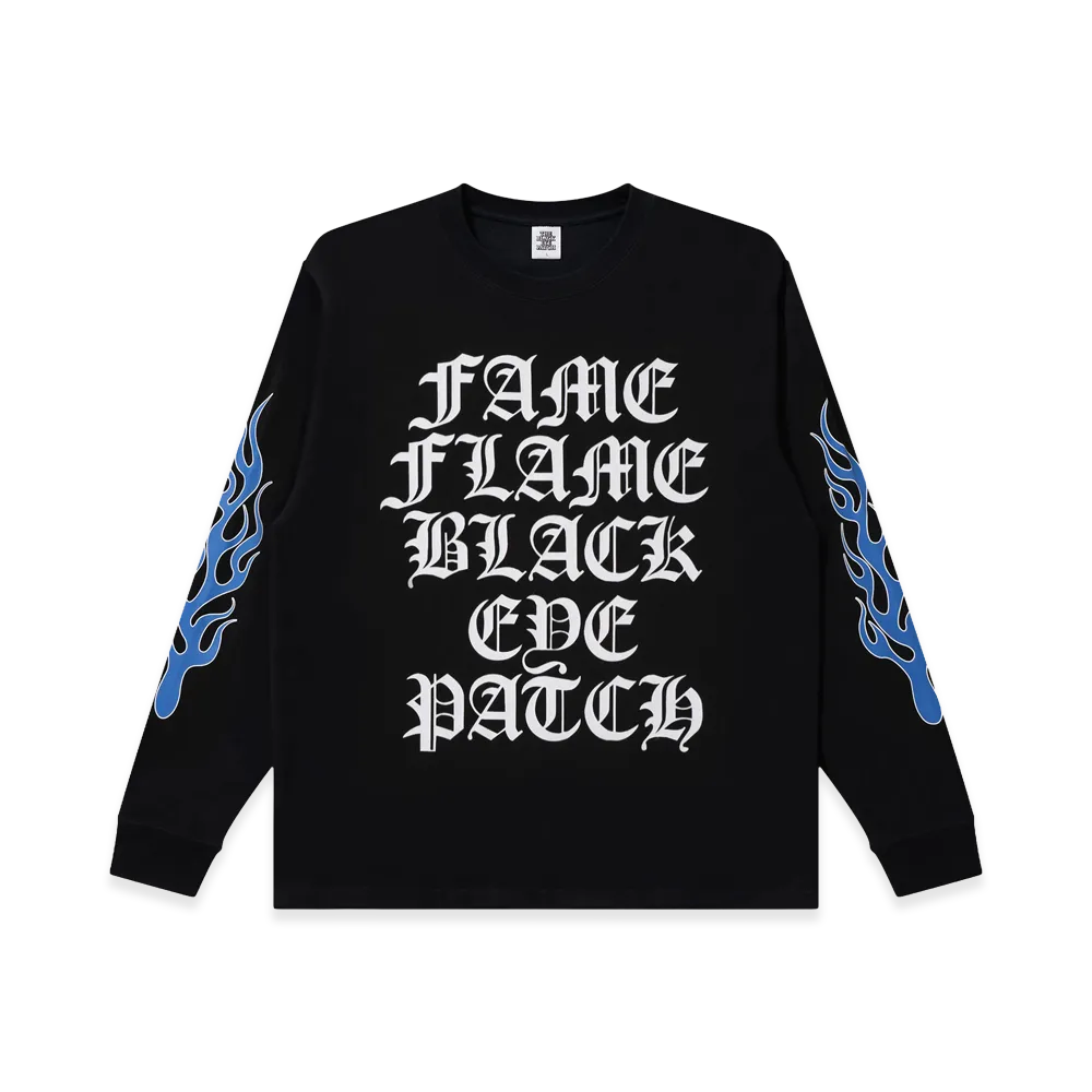 BlackEyePatch x MIKADO Fame Flame L/S Tee "Black"
