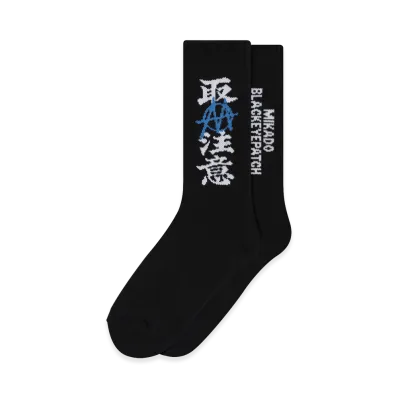 BlackEyePatch x MIKADO Fame Flame Socks "Black"