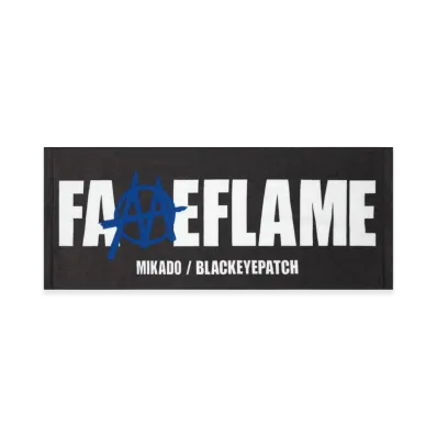 BlackEyePatch x MIKADO Fame Flame Towel "Black"