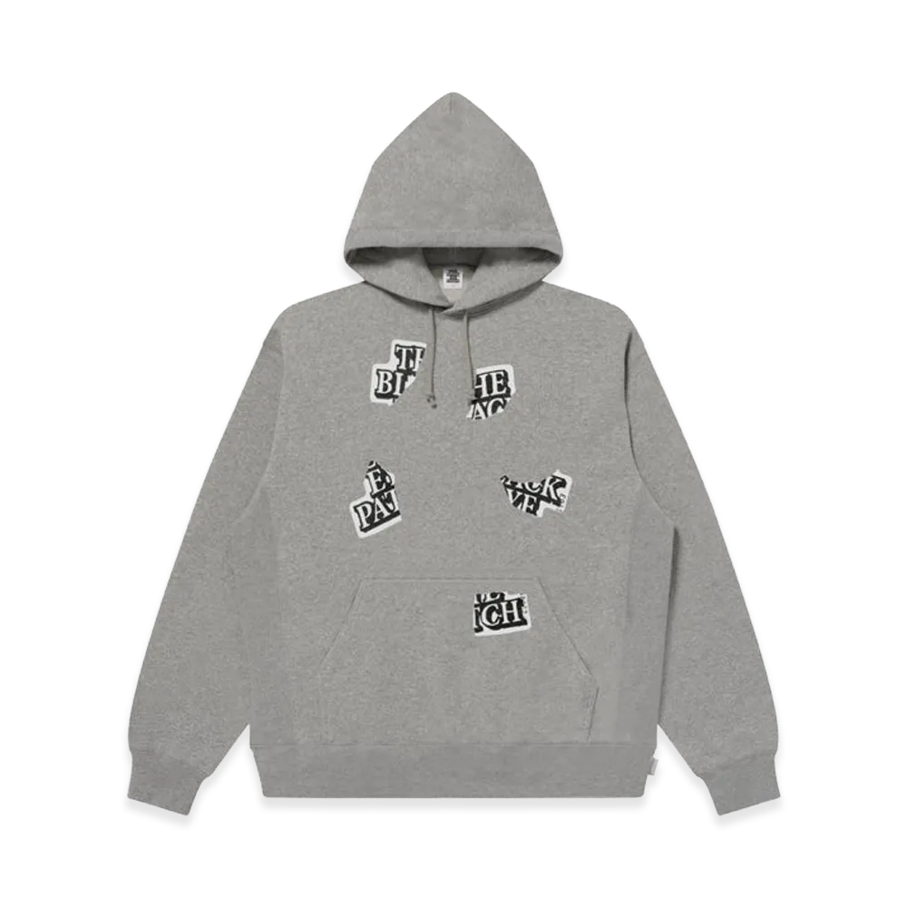 BlackEyePatch Torn OG Label Hoodie "Heather Gray"