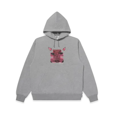 BlackEyePatch T-Rex OG Label Hoodie "Heather Gray"