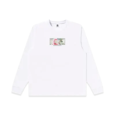 BlackEyePatch T-Rex Bill L/S Tee "White"