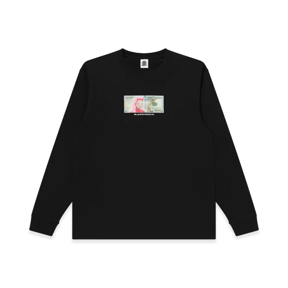 BlackEyePatch T-Rex Bill L/S Tee "Black"