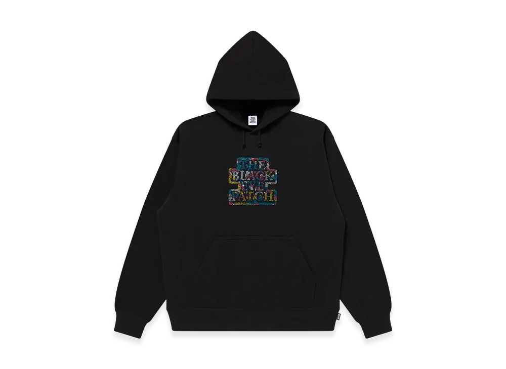 BlackEyePatch Camouflaged Rhinestoned OG Label Hoodie "Black"