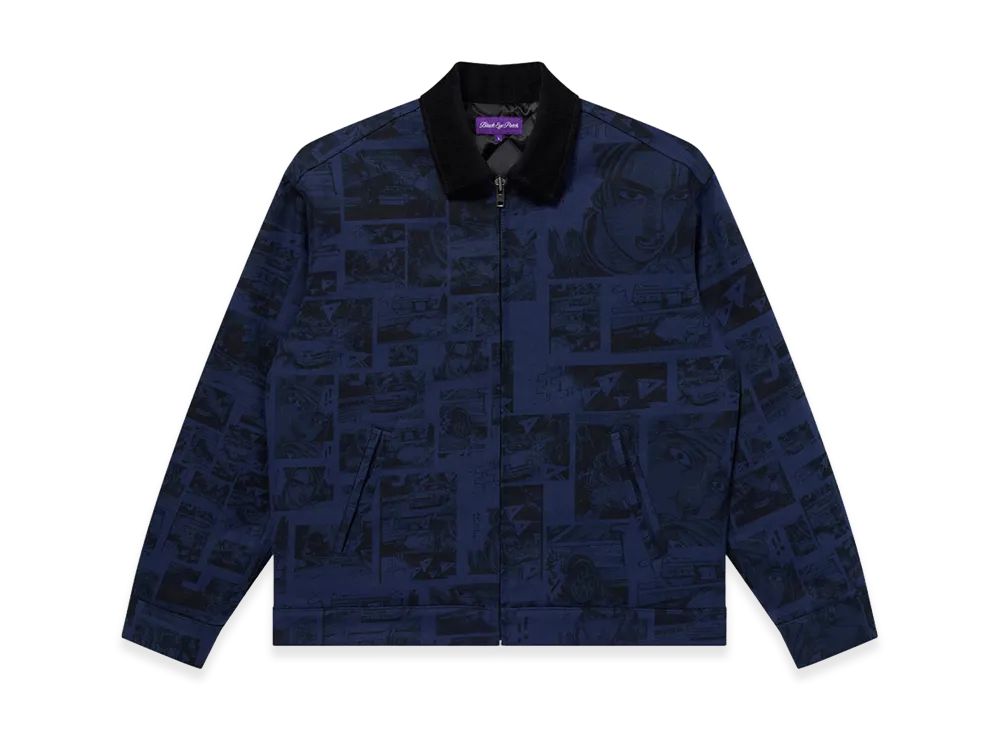 BlackEyePatch x Initial D Work Jacket "Navy"