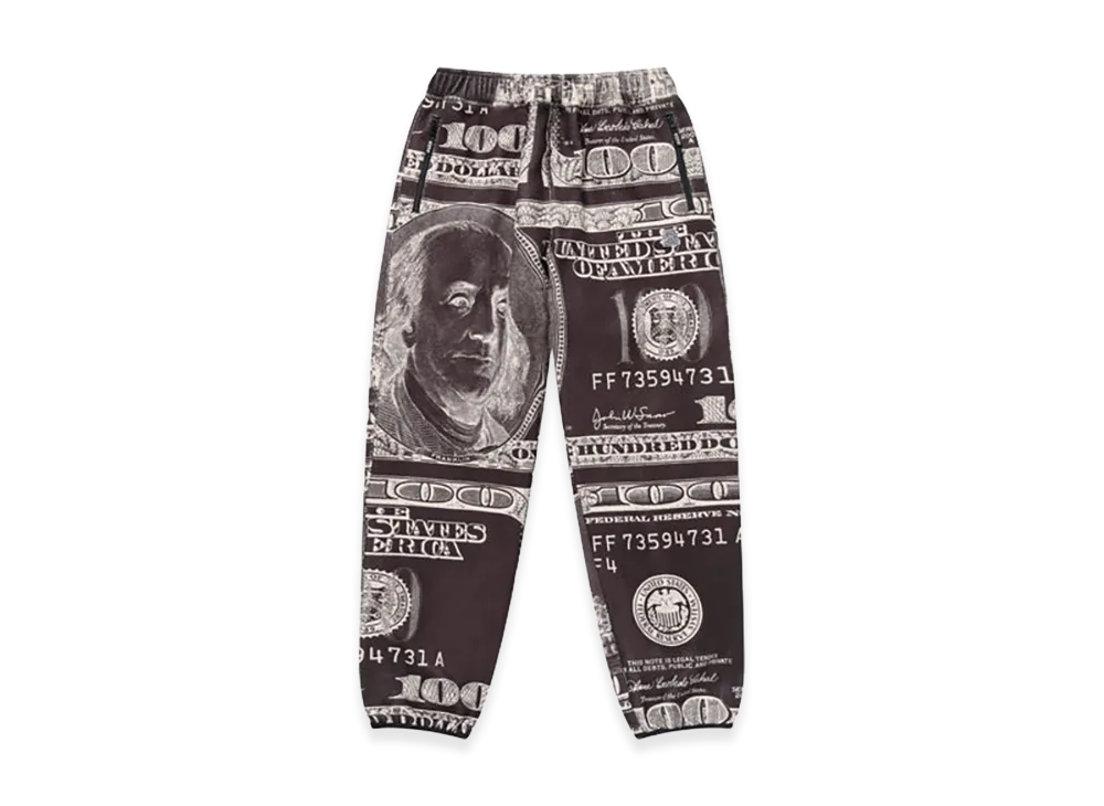 BlackEyePatch Big Hundereds Patterned Fleece Pants "Black"