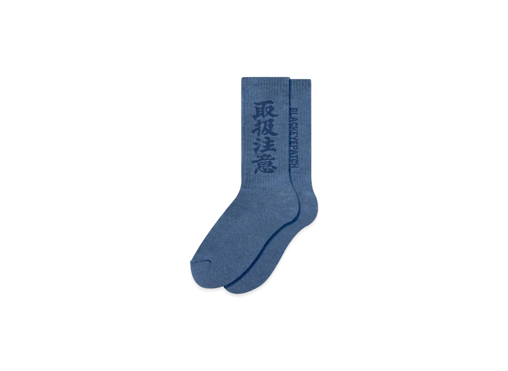 BlackEyePatch HWC Socks "Blue"