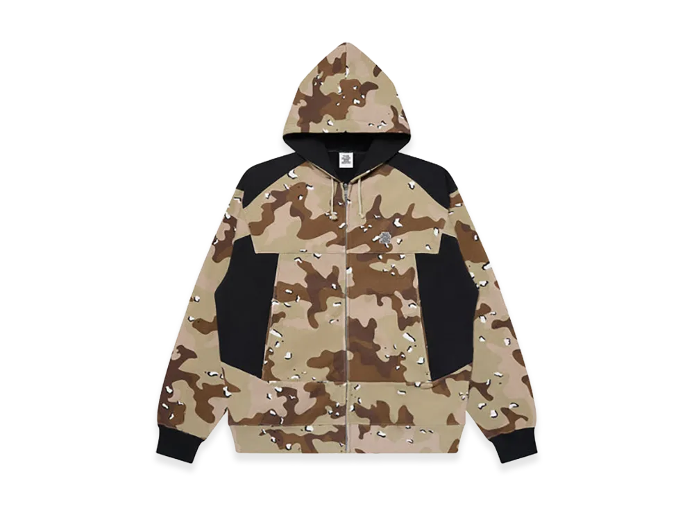 BlackEyePatch Small OG 2 Tone Zip Hoodie "Desert Camo/Black"