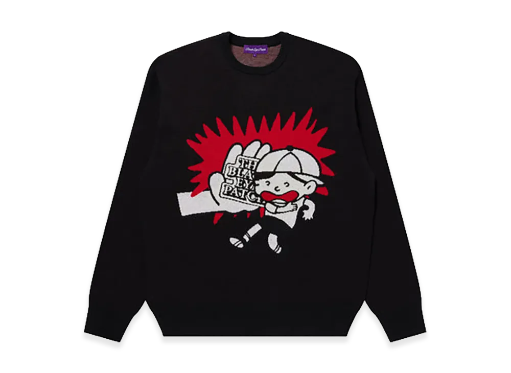 BlackEyePatch Tobidashi OG Label Knit Sweater "Black"