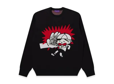 BlackEyePatch Tobidashi OG Label Knit Sweater "Black"