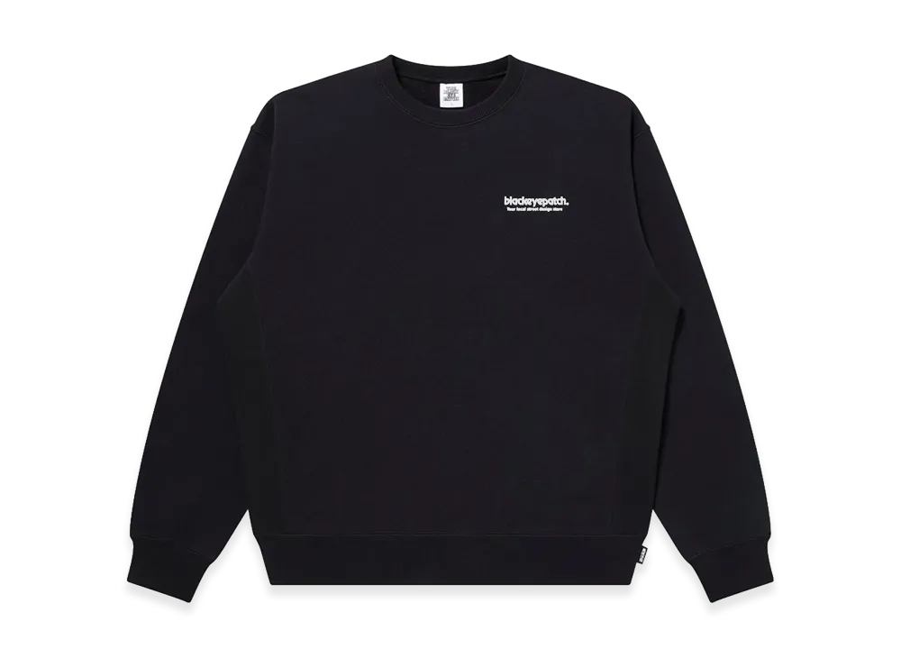 BlackEyePatch Design Store Crew Sweat "Black"