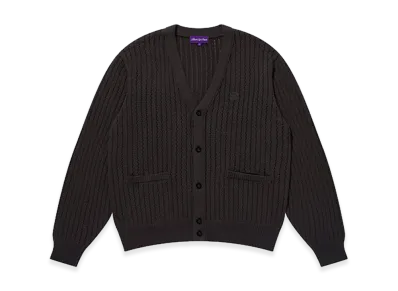 BlackEyePatch Monotone Small OG Cardigan "Black"