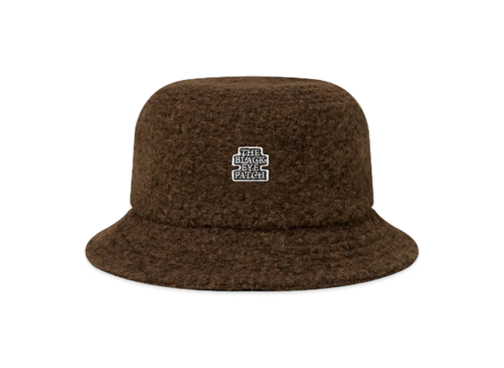 BlackEyePatch Small OG Brushed Wool Bucket Hat "Brown"
