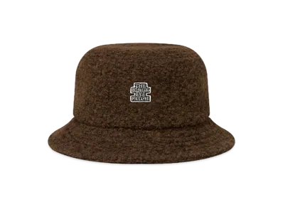 BlackEyePatch Small OG Brushed Wool Bucket Hat "Brown"