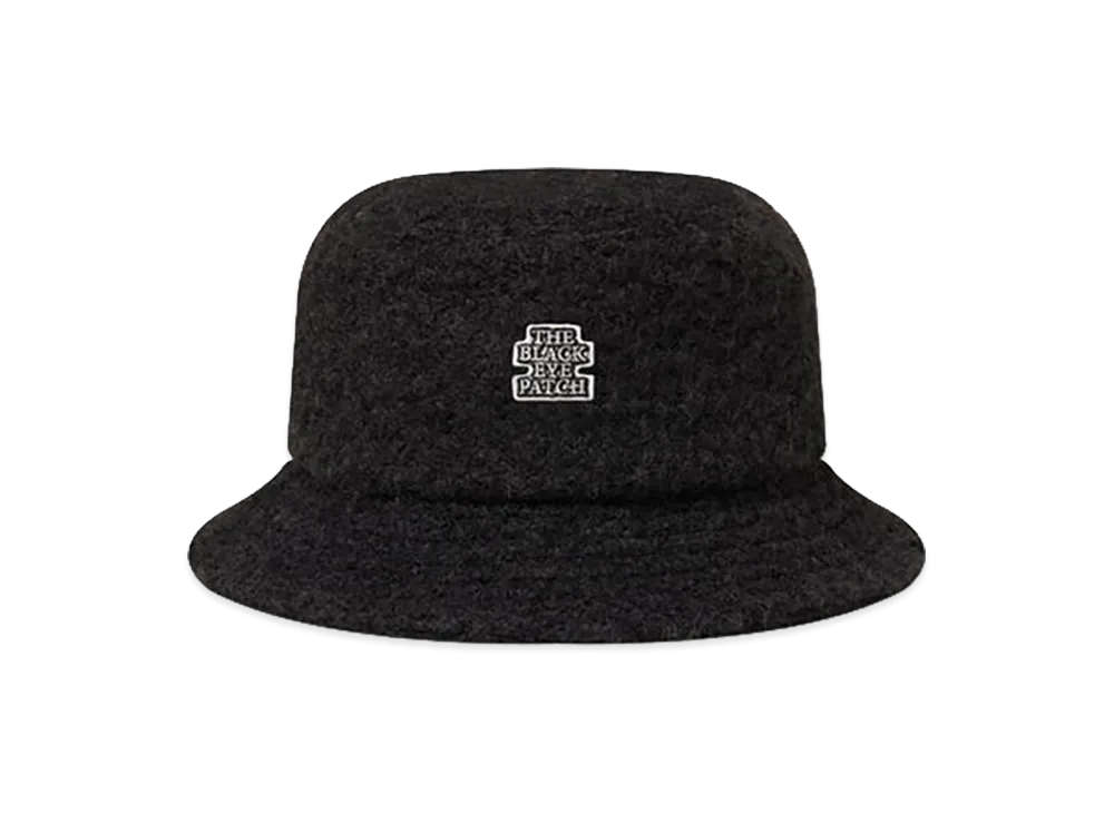 BlackEyePatch Small OG Brushed Wool Bucket Hat "Black"