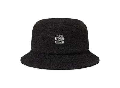 BlackEyePatch Small OG Brushed Wool Bucket Hat "Black"