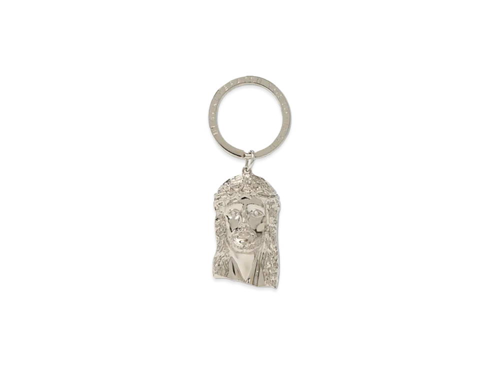 BlackEyePatch Jesus Plate Keychain "Silver"