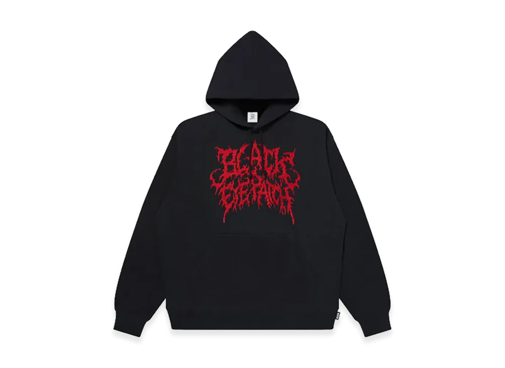 BlackEyePatch Grindcore Logo Hoodie "Black/Red"