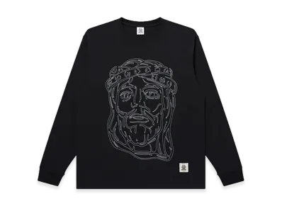 BlackEyePatch Jesus Stitched L/S Tee "Black"