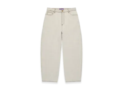 BlackEyePatch Stencil Logo Extra Baggy Jeans "Dust White"