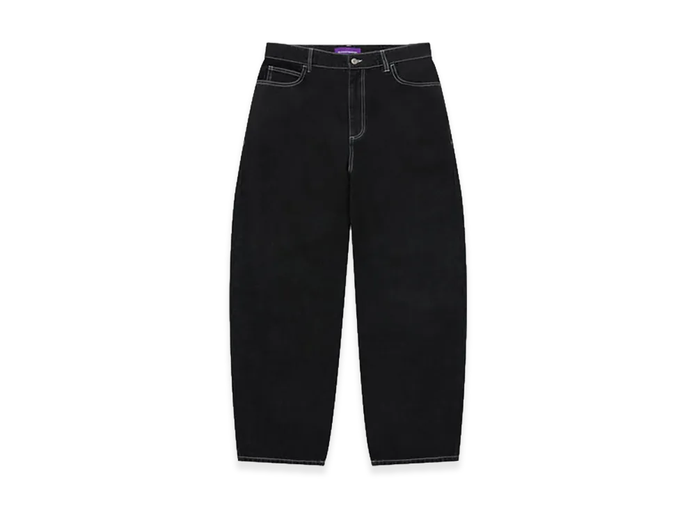 BlackEyePatch Stencil Logo Extra Baggy Jeans "Black"