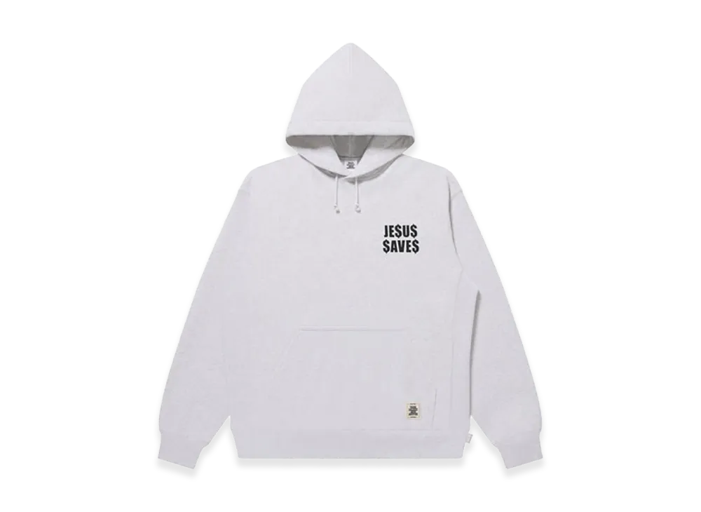 BlackEyePatch Jesus Saves Hoodie "Ash"