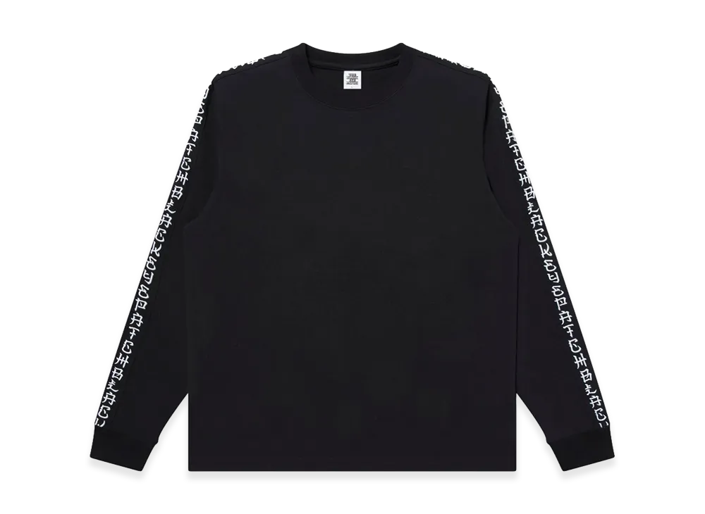 BlackEyePatch Kanji Sleeves Embroidered L/S Tee "Black/White"
