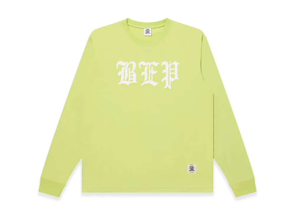 BlackEyePatch 3 Letter OE L/S Tee "Neon Yellow"